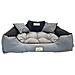55x45 cm KINGDOG Cuccia per cani impermeabile personalizzabile Grigio scuro - Foto miniatura 3