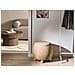 Pouf Contenitore Annabella Bouclé Marrone Chiaro - Foto miniatura 1