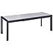 Tavolo Da Pranzo Allungabile Da Giardino Binasco 160/220 Cm 90 Cm Effetto Pietra Grigio - Foto miniatura 2