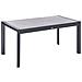 Tavolo Da Pranzo Allungabile Da Giardino Binasco 160/220 Cm 90 Cm Effetto Pietra Grigio - Foto miniatura 3