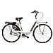 Bici Alluminio Da Donna Misura 26 X 1,75 Bicicletta Linea Venere City Bike Senza Cambio 1v Completa Di Accessori Luci A Led - 40 Bianco Rosso - Foto miniatura 1