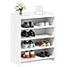 Mobile per scarpe Bianco 73,5 x 36 x 92 cm Legno ingegnerizzato - Foto miniatura 2