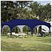 Tenda per feste a pop-up 575 x 288 x 245 cm Blu Tessuto Oxford - Foto miniatura 2