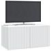 Mobile Porta TV da Muro Bianco 59,5 x 31 x 30 cm - Foto miniatura 3