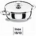 40640 - Teglia per torte Vitrocor da 40 cm in acciaio inox con coperchio - Foto miniatura 2