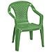 4 Sedie in polipropilene per bambini cm 36,5x40x52 H Colore verde - Foto miniatura 2