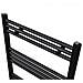 Radiatore Scaldasalviette Bagno Dritto Nero 500 X 1424 Mm - Foto miniatura 3