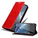 Custodia Compatibile Con Nokia 2.2 In Rosso Mela - Coperchio Protettiva Con Chiusura Magnetica, Funzione Stand E Tasca Per Le Carte - Foto miniatura 6