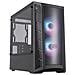 Case Masterbox Mini Tower mATX MB320L Pannello Laterale in Vetro Temperato Doppie Ventole ARGB Colore Nero - Foto miniatura 1