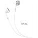Auricolari Universali Tpe (l= 1.2m) - White - Foto miniatura 1