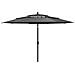Ombrellone a 3 Livelli con Palo in Alluminio Antracite 3,5 m - Foto miniatura 1