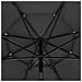 Ombrellone a 3 Livelli con Palo in Alluminio Antracite 3,5 m - Foto miniatura 2