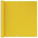 Paravento da Balcone Giallo 90x600 cm in HDPE - Foto miniatura 1