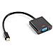 AD-0006-BK cavo e adattatore video 0,2 m VGA (D-Sub) Mini DisplayPort Nero - Foto miniatura 1