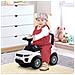 Macchina Cavalcabile a Spinta per Bambini con Vano Contenitore e Schienale Colore Bianca - Foto miniatura 2