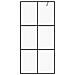 Parete Per Doccia Walk-in Vetro Trasparente Esg Nera 100x195 Cm - Foto miniatura 3
