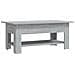 Tavolino da Salotto Grigio Sonoma 102x55x42 cm in Truciolato - Foto miniatura 2