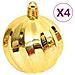Set Addobbi Di Natale 108 Pz Oro E Rosso - Foto miniatura 5
