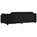 Divano Letto Estraibile Con Cassetti Nero 80x200 Cm In Tessuto - Foto miniatura 6