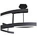 Lampadario A Sospensione Moderno Line Alluminio Nero 3 Led 52w - Foto miniatura 3