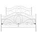 Letto Metallo Lyra 140 X 200 Cm Bianco - Foto miniatura 2