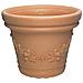 Vaso Gdm Eilos In Resina Di Martino - Ø35xh28 Cm Coral - Foto miniatura 1