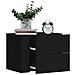 Comodino A Muro Nero 45x30x35 Cm - Foto miniatura 1