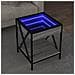 Tavolino Da Salotto Con Led Infinity Grigio Sonoma 40x40x49 Cm - Foto miniatura 1