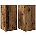 Mobili Tv 2 Pz Legno Antico 30,5x30x60 Cm In Legno Multistrato - Foto miniatura 1