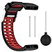 Cinturino In Silicone Per Polar V800 Gps Smartwatch Black+red - Foto miniatura 1