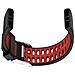 Cinturino In Silicone Per Polar V800 Gps Smartwatch Black+red - Foto miniatura 4