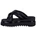 Black Leisure Open Slippers Ciabatte Sintetico E Tessile Scarpe Donna Nero Eu 41, 2-27504-20 001 - Foto miniatura 3