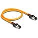 Cavo di rete RJ45 con funzione di ricerca porte USB Type-C Autotracciamento Cat. 6A S /FTP 5 m arancione - Foto miniatura 3