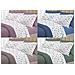 Completo Lenzuola Letto 100% Cotone Made Italy 3027 Disegno Dandy Matrimoniale Rosa - Foto miniatura 2