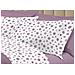 Completo Lenzuola Letto 100% Cotone Made Italy 3027 Disegno Dandy Matrimoniale Rosa - Foto miniatura 3