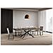 Tavolo allungabile 80x140/224 cm Plaker noce gambe antracite - Foto miniatura 3