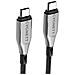 Cavo Usb-c A Usb-c 3m Ricarica Rapida Ultra Resistente, Nero / Argento - Foto miniatura 7