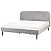 Letto Velluto A Coste Flayat 180 X 200 Cm Grigio Chiaro - Foto miniatura 3