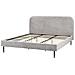 Letto Velluto A Coste Flayat 180 X 200 Cm Grigio Chiaro - Foto miniatura 4