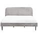 Letto Velluto A Coste Flayat 180 X 200 Cm Grigio Chiaro - Foto miniatura 5