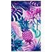 Telo Mare Grande 100x180 Spugna Spiaggia Piscina Maui Ananas Violet D12 - Foto miniatura 1
