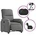 Lusso Casadino -  Poltrona A Rialzo Reclinante Elettrica Grigio Scuro Microfibra - Foto miniatura 5