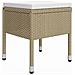 Set Mobili da Pranzo per Giardino 5 pz Beige - Foto miniatura 8