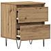 Comodini 2 pcs Rovere Artigianale 40x35x50 cm Legno Ingegnerizzato - Foto miniatura 5