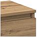 Comodini 2 pcs Rovere Artigianale 40x35x50 cm Legno Ingegnerizzato - Foto miniatura 9