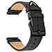 Cinturino In Pelle Premium Compatibile Con Garmin Fenix 8/7x / 3 - Elegante Cinturino Di Ricambio Black 20 Mm - Foto miniatura 1