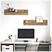 Scaffali da parete 2 pcs rovere artigianale 80 x 11.5 x 18 cm - Foto miniatura 2