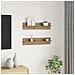 Scaffali da parete 2 pcs rovere artigianale 80 x 11.5 x 18 cm - Foto miniatura 4