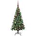 Albero di Natale artificiale con luci integrate Verde 150 cm - Foto miniatura 3