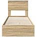 Letto con Contenitore con testiera Rovere Sonoma 75 x 190 cm - Foto miniatura 8